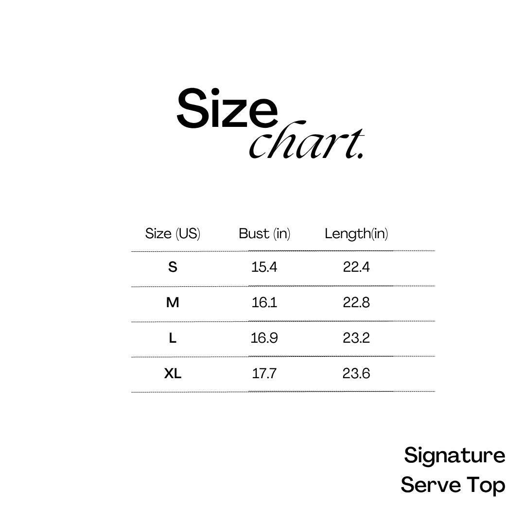 The Signature Serve Top