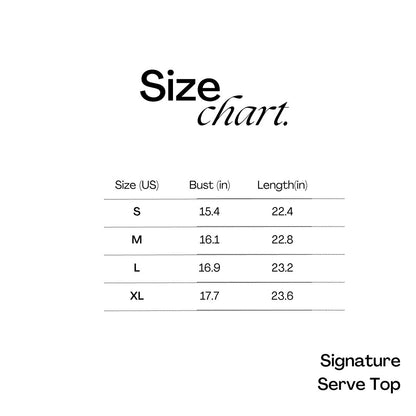 The Signature Serve Top