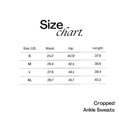KS Cropped Ankle Sweats