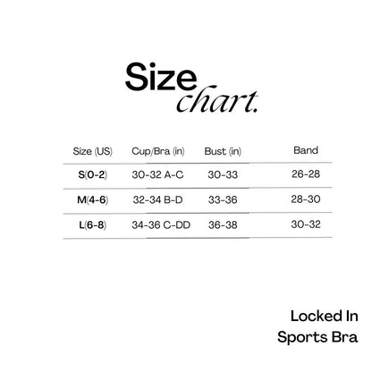 Locked in Sports Bra